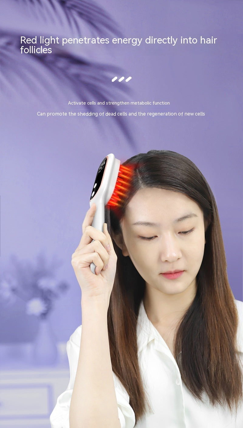 Scalp Medicine Feeder Care Massage Blue Light Red Light Hair Growth Tonic Import Comb