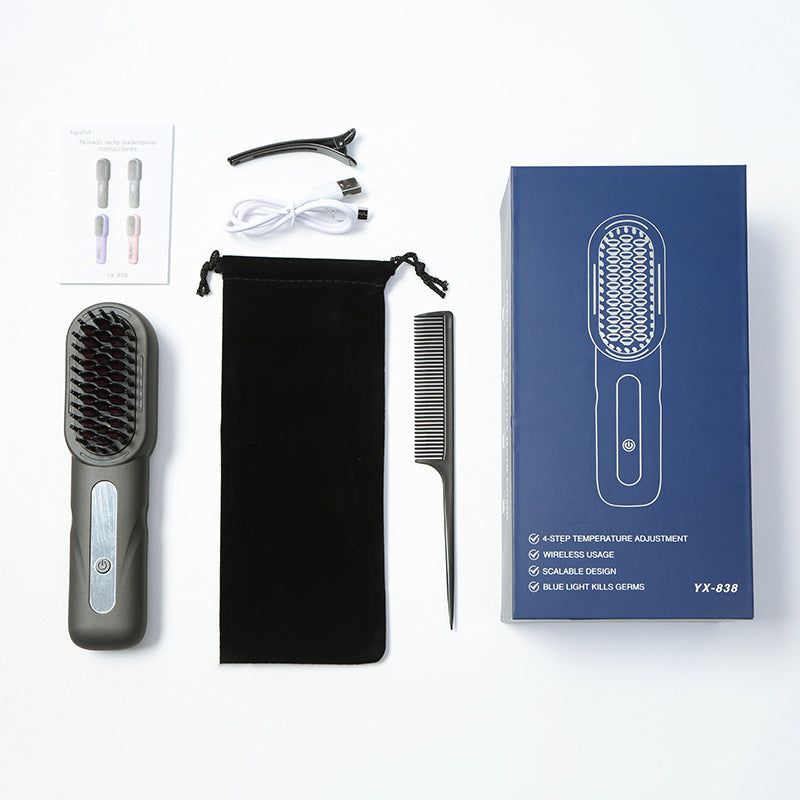 Negative Ion Straight Comb Blue Light Hair Care