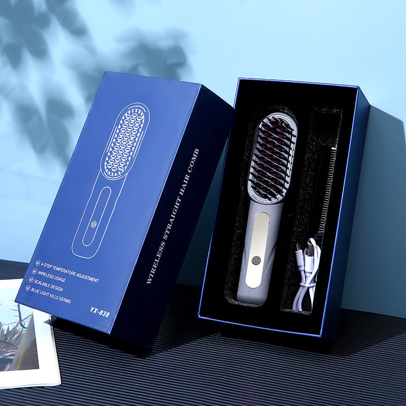 Negative Ion Straight Comb Blue Light Hair Care